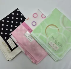 新品未使用❗MICHEL KLEIN レディースハンカチ 3枚セット