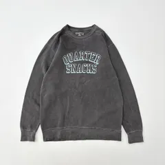 QUARTER SNACKS クォーター スナックス ヴィンテージ 加工 ロゴ スウェット サイズ M 711-0010