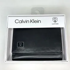 Calvin Kleinカルバンクライン カードケース　ブラック 三つ折り シンプル