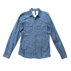 NUDIE JEANS 長袖 デニムシャツ サイズXS メンズXS ヌーディージーンズ