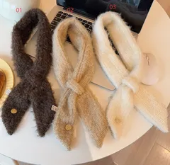 ニットマフラー レディース