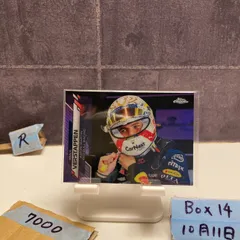2020 Topps Chrome Max Verstappen 141/399 Aston Martin Red Bull Racing Purple Refractor カード