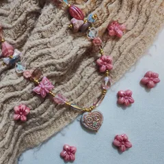 (CK0) チェコガラスの桜(1セット10個入り)