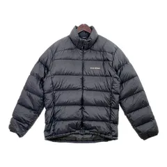 mont-bell モンベル ライトアルパインダウンジャケット ブルゾン 1101608 ナイロン 防寒 軽量 メンズ Lサイズ ブラック アウター DM17393■