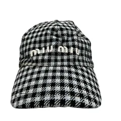 2025年最新】miumiu キャップ チェックの人気アイテム - メルカリ