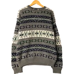 古着 90年代 ギャップ GAP オールドギャップ フェアアイル柄 ニットセーター メンズXL相当 ヴィンテージ/eaa590790