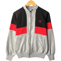 古着 80年代 アディダス adidas フルジップスウェットシャツ トレーナー メンズS相当 フルジップ ヴィンテージ/eaa601383