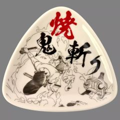 [중고]접시·그릇 로로노아·조로/소귀 베기 삼도류 오니 베기 플레이트 [이치반 복권 원피스 EX 사혼노 계보] E상