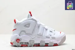 【今日特価】ナイキ Nike WMNS Air More Uptempo GS Barely Green ピッポン初代シリーズ クラシックハイストリートユニバーサル レジャースポーツカルチャーバスケットボールシューズ アメリカチームカラー！