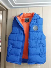 アーバンクルー ブルー オレンジ ダウンベスト XS