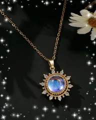 ネックレス　開運　ひまわり　太陽　タロットクロス　惑星　月　星　キラキラ　占い　恋愛　　ネックレス　地球　キラキラ　　ゴールド　開運　スピリチュアル　占い　引き寄せ　幸運　可愛い　恋愛　タロットクロス　占星術