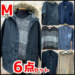 メンズ/紳士服　まとめ売り6点　Mサイズ　MALE&Co/RAGE BLUE/CAFE SOHO他　アウター/ニット/トップス他　現状品　YMO12-003-07/100