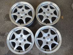 スズキ　カプチーノ純正ホイール4本 希少♪ SUZUKI スズキ カプチーノ 純正 アルミホイール 旧車 14インチ