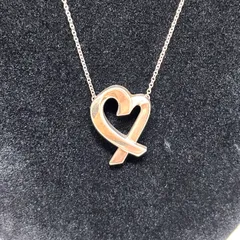 【Bランク】　Tiffany  ティファニー　パロマピカソ　ラビングハート　ネックレス　シルバー　925 　現状品　（55091）