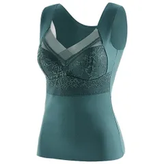 カップ付きインナー 暖か 起毛 ブラトップ タンクトップ ノースリーブ レース 大きいサイズ 上品 エレガント あったか すっきり 肌着 下着 レディース 冬 rr3