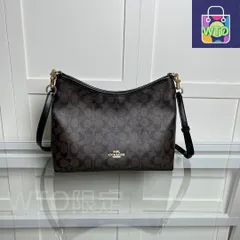 新品未使用 COACH コーチ ショルダーバック シグネチャー ダークブラウン