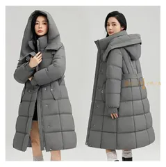 中綿 コート 未使用 レディース 冬 ダウン風 コート ロング コート 中綿 ジャケット アウター 中綿 フード付き 前開き 厚手 暖かい 防寒 カジュアル 大きいサイズ トレンチコート ミリタリーコート 羽織り 上着 weixz217
