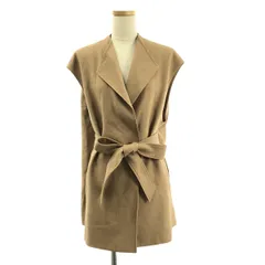 allureville / アルアバイル | ツイード ベルテッド ジレ | 2 | キャメル | レディース