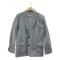 BOGLIOLI / ボリオリ | T.SUZUKI / 鈴木卓爾コラボ コットン リネン ギンガムチェック 2B テーラードジャケット | S | ネイビー | メンズ