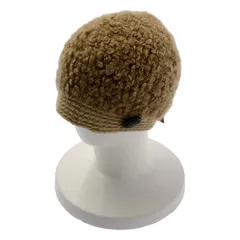 【美品】  mina perhonen / ミナペルホネン | × hitomi shinoyama / シノヤマヒトミ アルパカ ニット ベレー | F | ベージュ | レディース