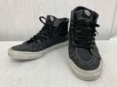 VANS バンズ　SK8-HI SLIM-PERF レザー　スケートハイ　スニーカー　ブラック　メンズ　27.5㎝