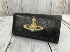 VIVIENNE WESTWOOD ヴィヴィアンウエストウッド   キーケース 4連 ロゴ ブラック