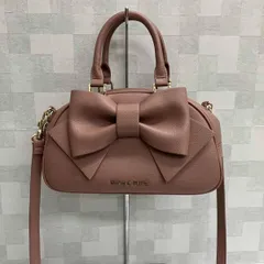 Maison de FLEUR メゾンドフルール サンリオコラボ ショルダ-バッグ ミニトートバッグ 2wayバック リボン モスピンク マカロンクリーム