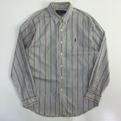 POLO RALPH LAUREN ポロラルフローレン 刺繍コットン マルチカラー ストライプシャツ