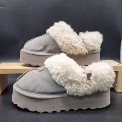 Bearpaw(ベアパウ) フラットフォーム レディース ファースリッパ 230