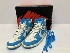 NIKE AIR JORDAN 1 RETRO HIGH OG ナイキ エアジョーダン 1 レトロ ハイ OG UNC Reimagined DZ5485-402 ブルー ホワイト サイズ27cm 通年