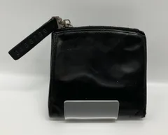 Maison Margiela メゾンマルジェラ 二つ折り財布 ⑪ フリップフラップ 小銭入れあり モード ブラック レザー 