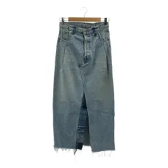 QUIITO / キイト | J LINE SLIT SKIRT 再構築 デニムスカート | 36 | インディゴ | レディース