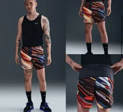 ナイキ ストライド ドライ フィット 7インチ ランニング ショーツ オフ ヌワール