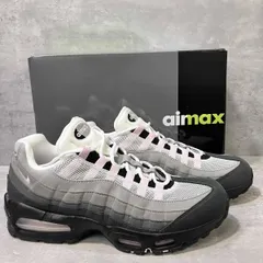 NIKE Womens Air Max 95 Big Bubble Pink Foam ホワイト ピンク グレー ブラック サイズ29 箱有り ナイキ