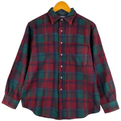古着 70年代 ペンドルトン PENDLETON チェック柄 ウールシャツ USA製 メンズL相当 ヴィンテージ/eaa602232