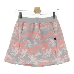 サイズ：0 NEW BALANCE GOLF ニューバランス  バックプリーツ ストレッチスカート 総柄 グレー系 [240101552786] ゴルフウェア レディース ストスト