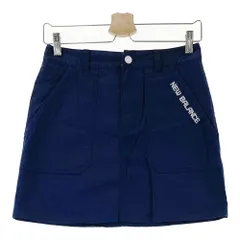 サイズ：0 NEW BALANCE GOLF ニューバランス  刺繍入り ストレッチスカート  ネイビー系 [240101552787] ゴルフウェア レディース ストスト