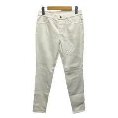 ユニクロ UNIQLO パンツ スラックス 無地 221-413119 L 白 ホワイト
