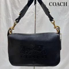 コーチ ホースアンドキャリッジ 馬車 斜め掛けショルダー レザーバッグ メッセンジャーバッグ レディース - ISItems【USED】【古着】【中古】50147396
