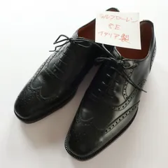 未使用 ラルフローレン RALPH LAUREN レザーシューズ/紳士靴/ウイングチップ ブラック 8E（5570)baghj
