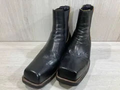 通年 AFTER PRAY アフター プレイ サイドゴアブーツ レザー ブラック 黒 牛（カウ） サイズ表記42 ウエスタンチェルシーブーツ