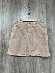 Spick & Span スピック＆スパン 日本製 コーデュロイ ミニ Aライン 台形 スカート ピンクベージュ ◆■ レディース