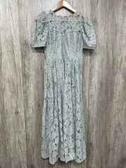 SALON ｂｙ Ｃｈｉｃｏ サロンバイチコ 総レース 結婚式二次会 ドレス ワンピース 水色 ■■ レディース