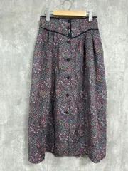 LIBERTY リバティ 総柄 花柄 フレア スカート sizeF/紫系  ■◆ レディース