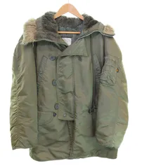 アルファ インダストリーズ ALPHA INDUSTRIES 90's N-3B ミリタリー Military MADE IN USA フライト ジャケット Flight Jacket IDEAL 90年代 ジャケット カーキ Sサイズ 103MT-3445