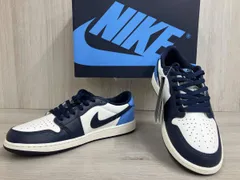 NIKE CZ0790-400 スニ-カ- AIR JORDAN 1 RETRO  LOW OG ホワイト ブルー ネイビー 28.5cm