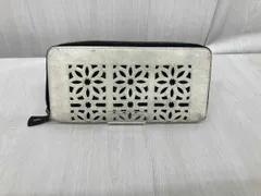 genten ゲンテン　カットワーク／White 長財布