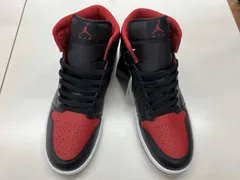 NIKEスニーカー 'AIR JORDAN 1 MID' DQ8426-067 30cm ブラック×レッド系 ナイキ