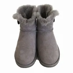 ugg australia アグオーストラリア 3352 w mini bailey button  ミニベイリーボタン ムートンブーツ シューズ サイズ24cm 【中古】