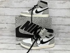NIKE ナイキ スニーカー／AIR JORDAN 1 RETRO High OG／White Cement／DZ5485-052／28cm／ホワイト×グレー